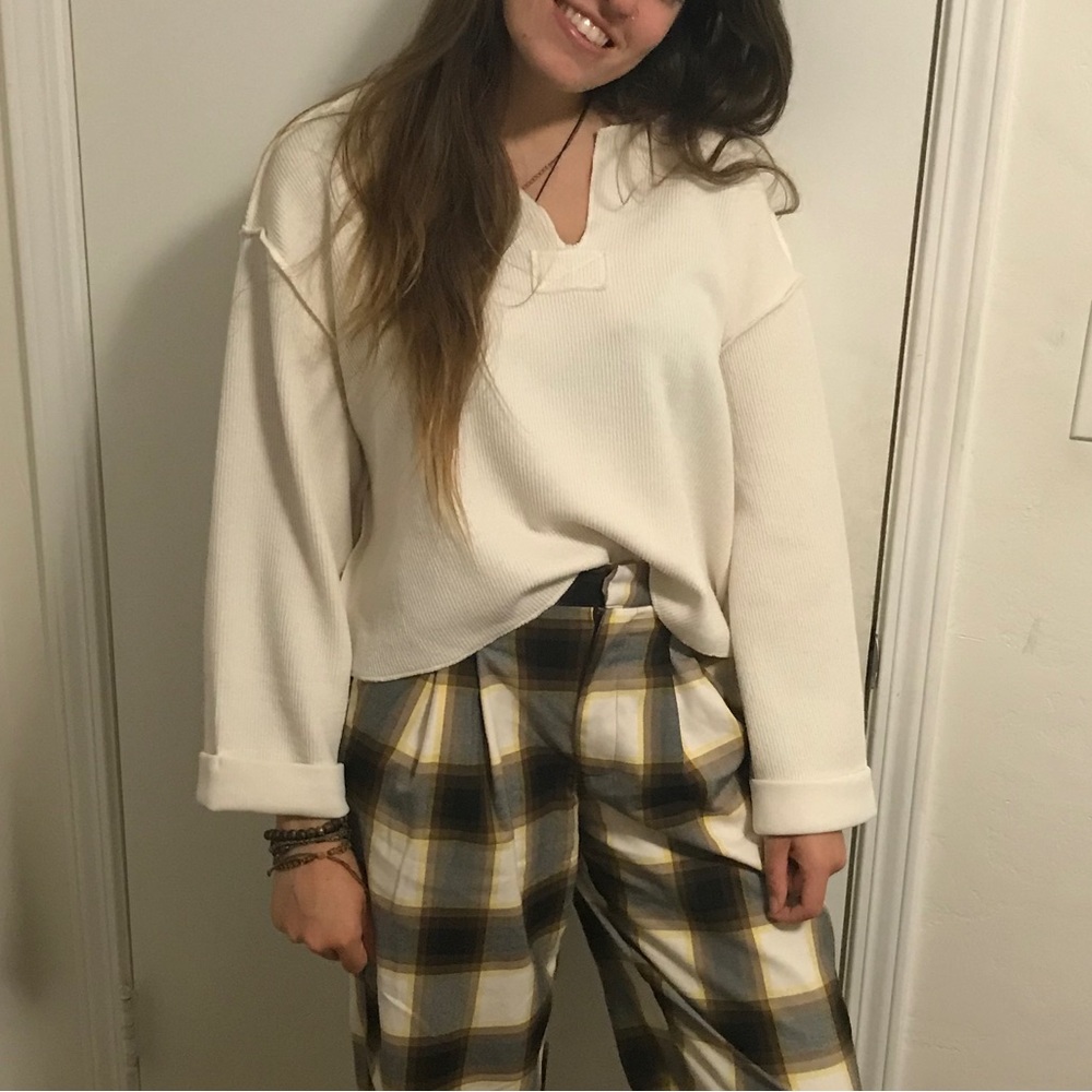 UO Cream Sweater
